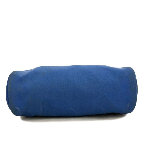 PRADA Logo Plate Nylon Cosmetic Pouch Bag /5P0357 - Picture 5 of 8